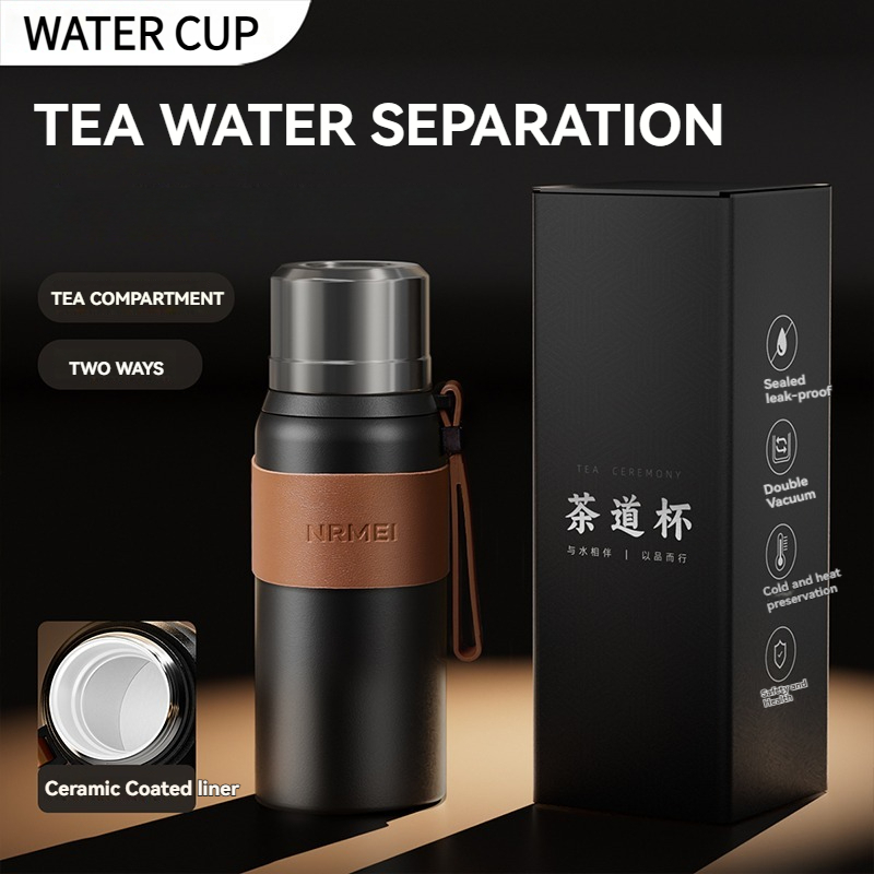 Home Office Hours - 800ML Geïsoleerde Theekop Tumbler Water Thermosfles