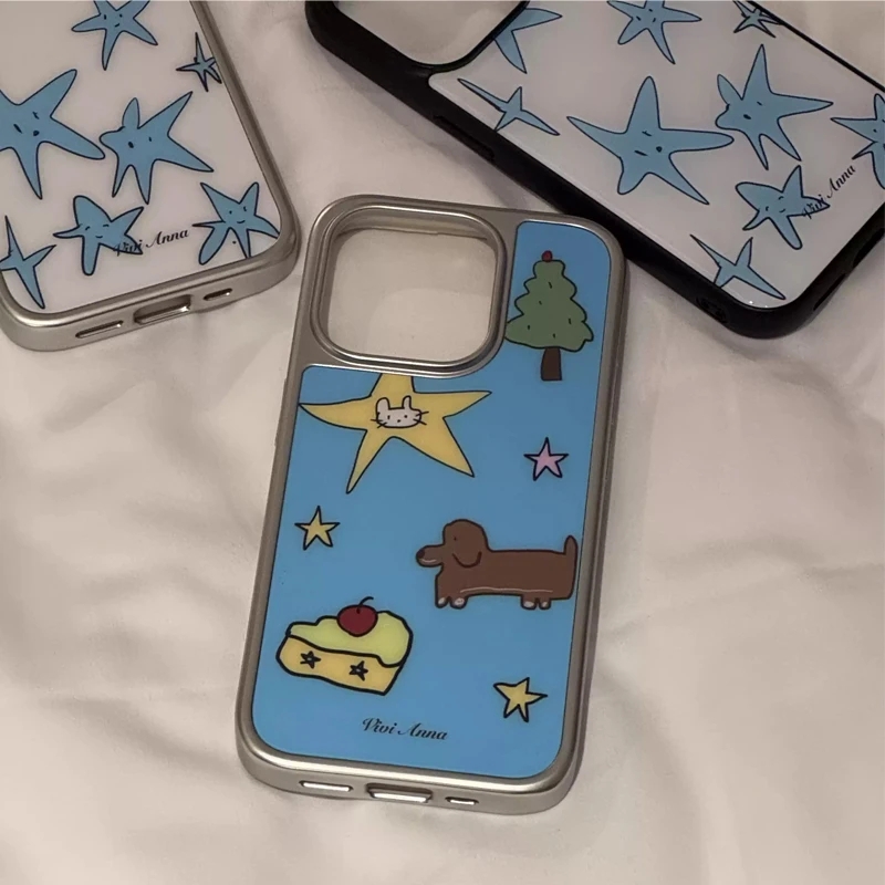 Home Office Pro - Ins Niche Creatieve Blauwe Ster Puppy