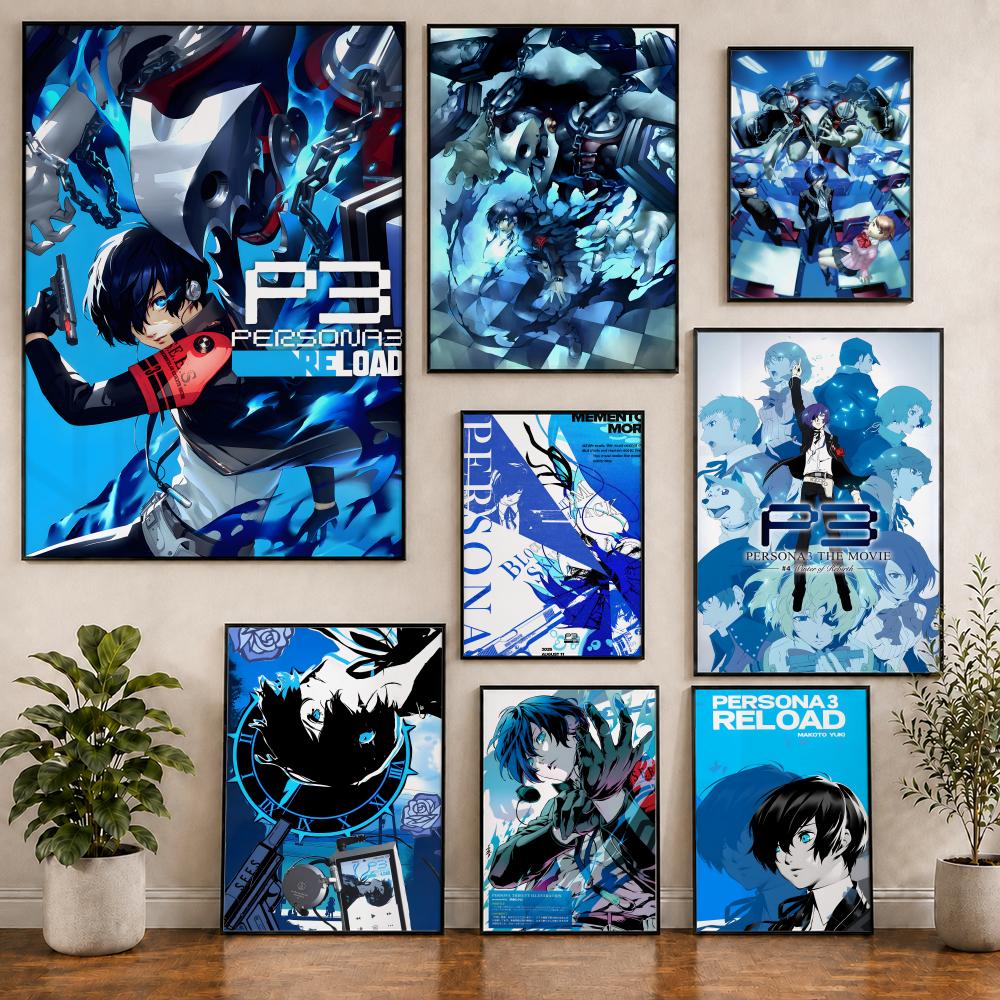 Home Office Hours - Game P-Persona3 SEES Dark Hour Poster