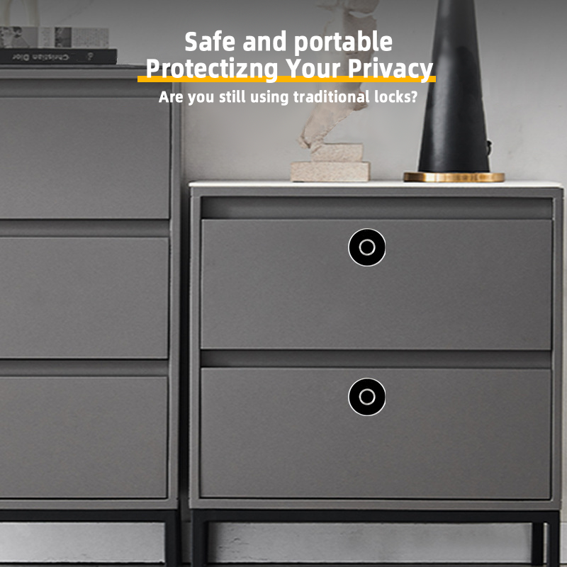File Cabinet Drawer - Kantoor Zinklegering Elektrisch Smart Biometrische Vingerafdruk