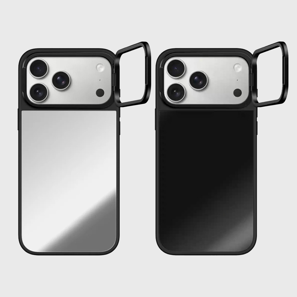 Home Office Pro - Lensstandaard Spiegeloppervlak Telefoonhoesje voor iPhone 14