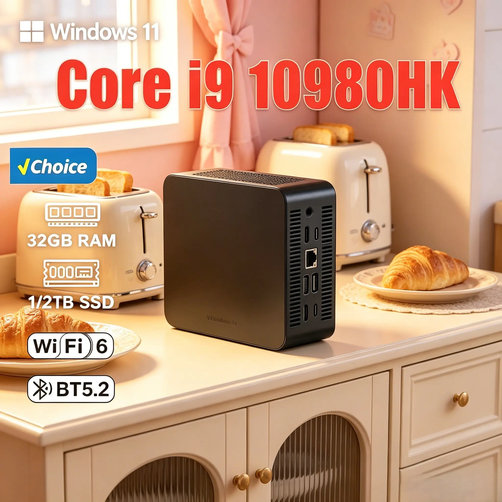 Home Office Pro - Core I9 10980HK Mini PC Core