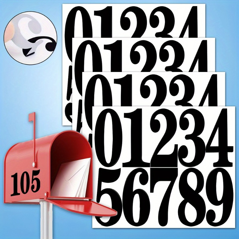 Address Home Office - Digitale stickers, brievenbasstickers en waterdichte digitale