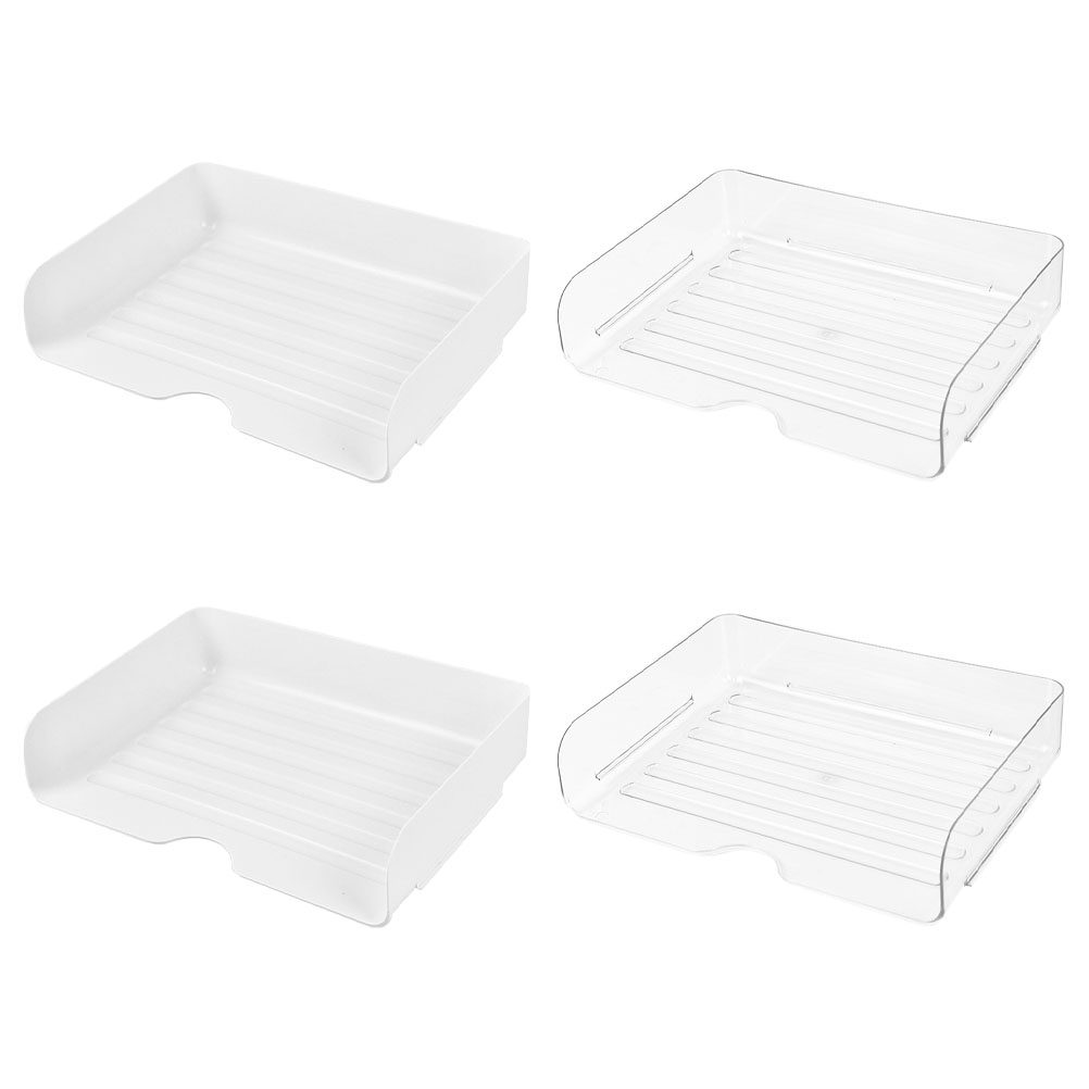 4-delige stapelbare documenten - Letter Tray Desk recensie en prijs
