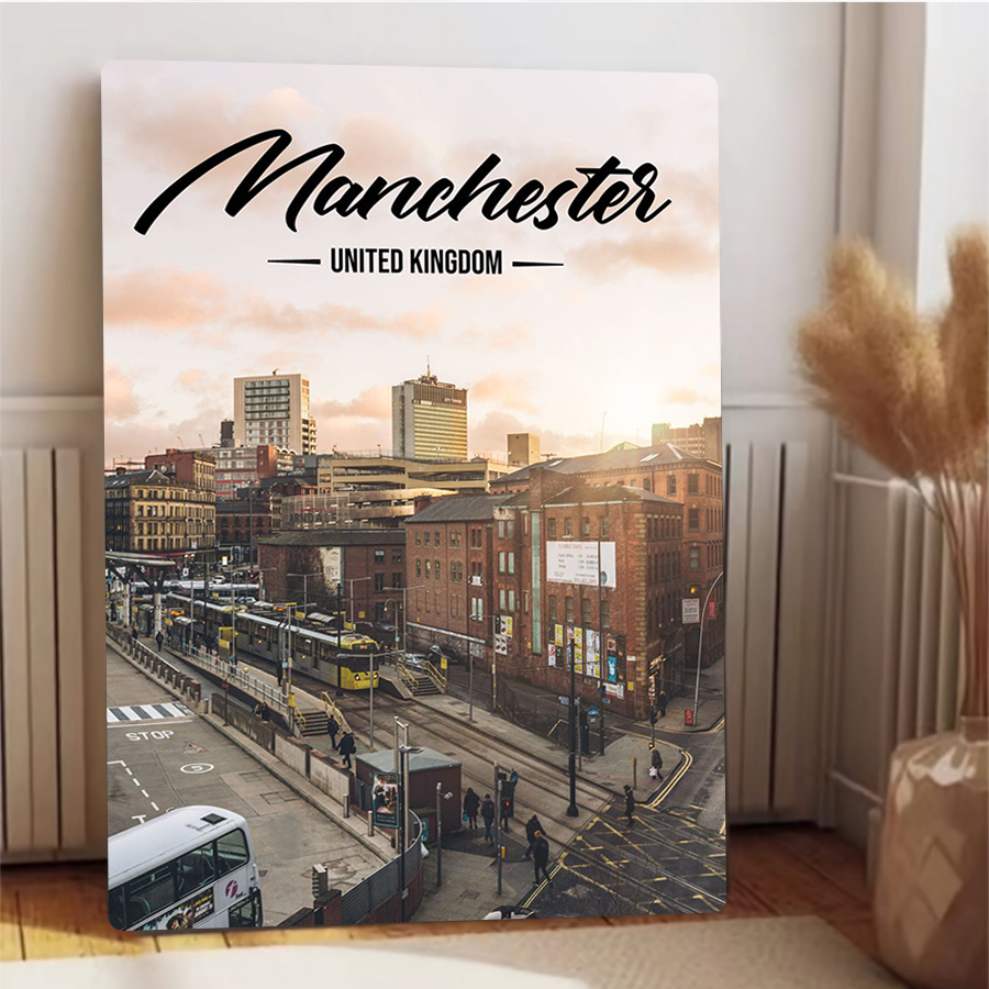 Manchester Skyline UK Metal Wa - Home Office Uk recensie en prijs