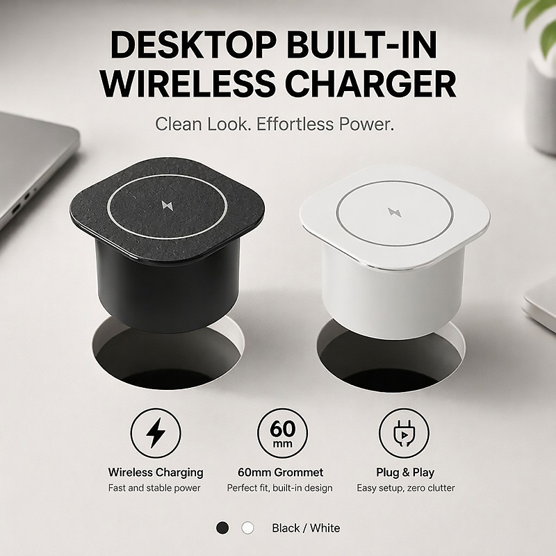 15W Ingebouwde draadloze oplad - Home Office Uk recensie en prijs