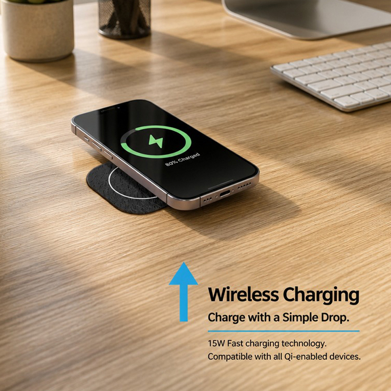 15W Ingebouwde draadloze oplad - Home Office Uk recensie en prijs