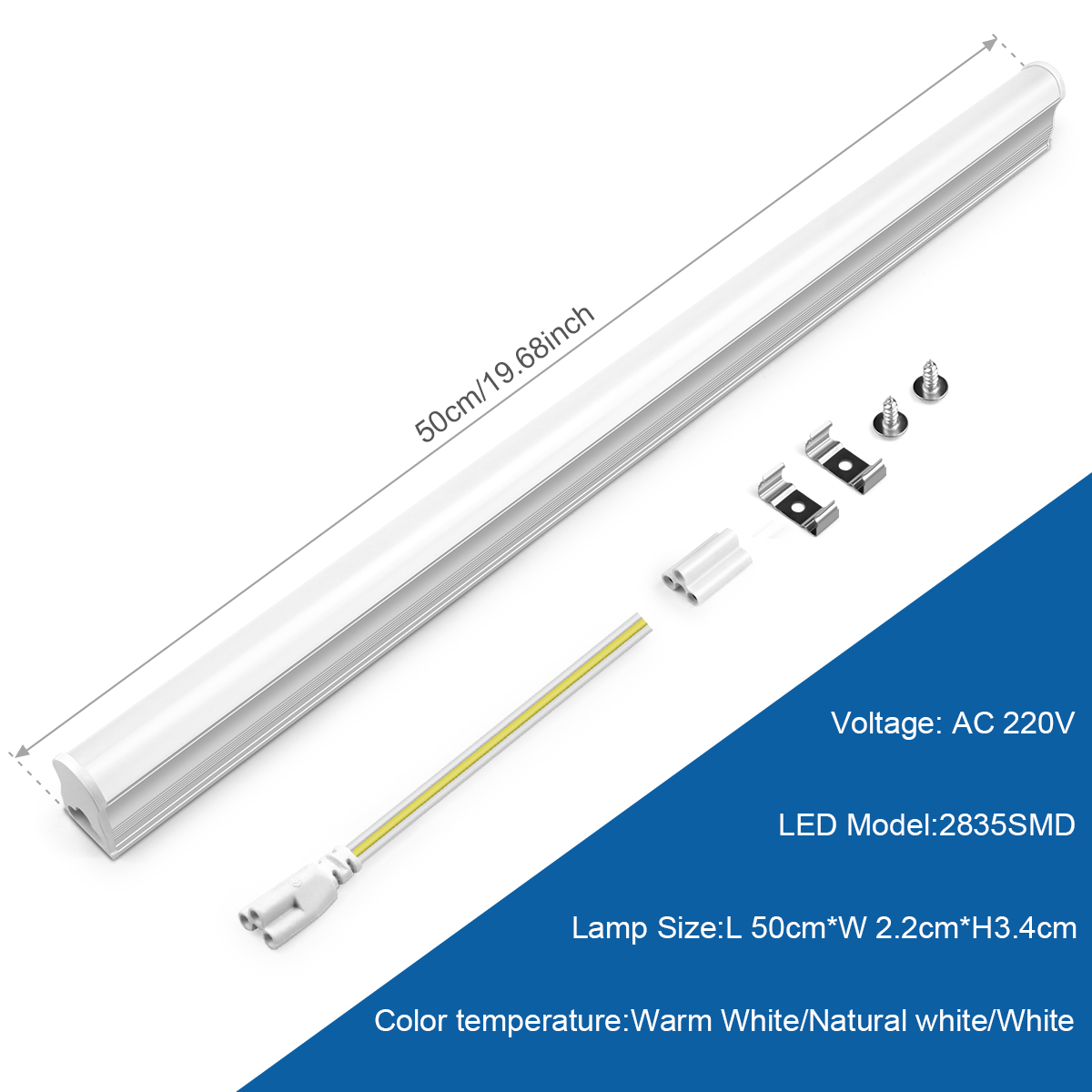 15W T5 LED-buislamp 50 cm, ene - Home Office Hours recensie en prijs