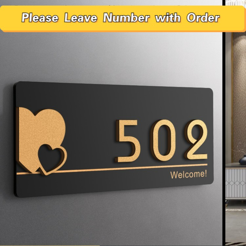 Acryl Moderne Deurplaten Winke - Address Home Office recensie en prijs