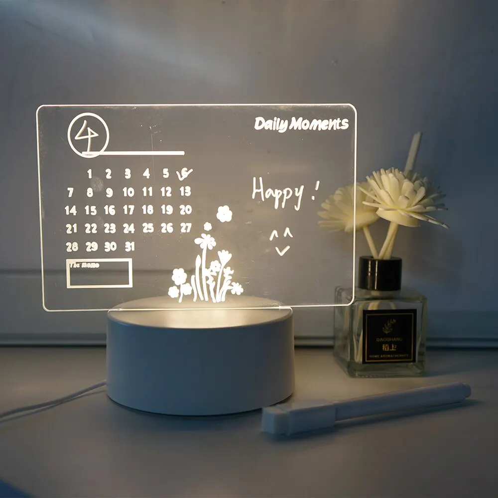 DIY Kladblok LED Tekentafel Gl - Letter Tray Desk recensie en prijs