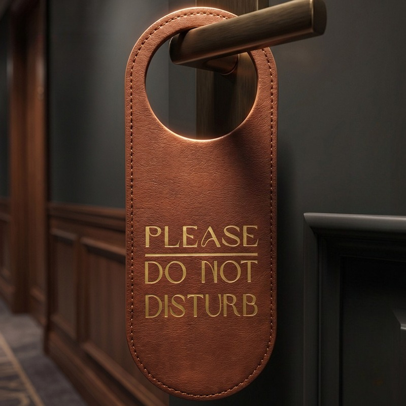 Hotel Do Not Disturb-bordje PU - Home Office Immigration recensie en prijs