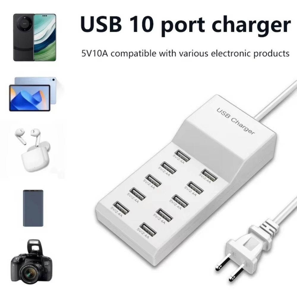 10-poorts USB-hub snellader Dr - Home Office Uk recensie en prijs
