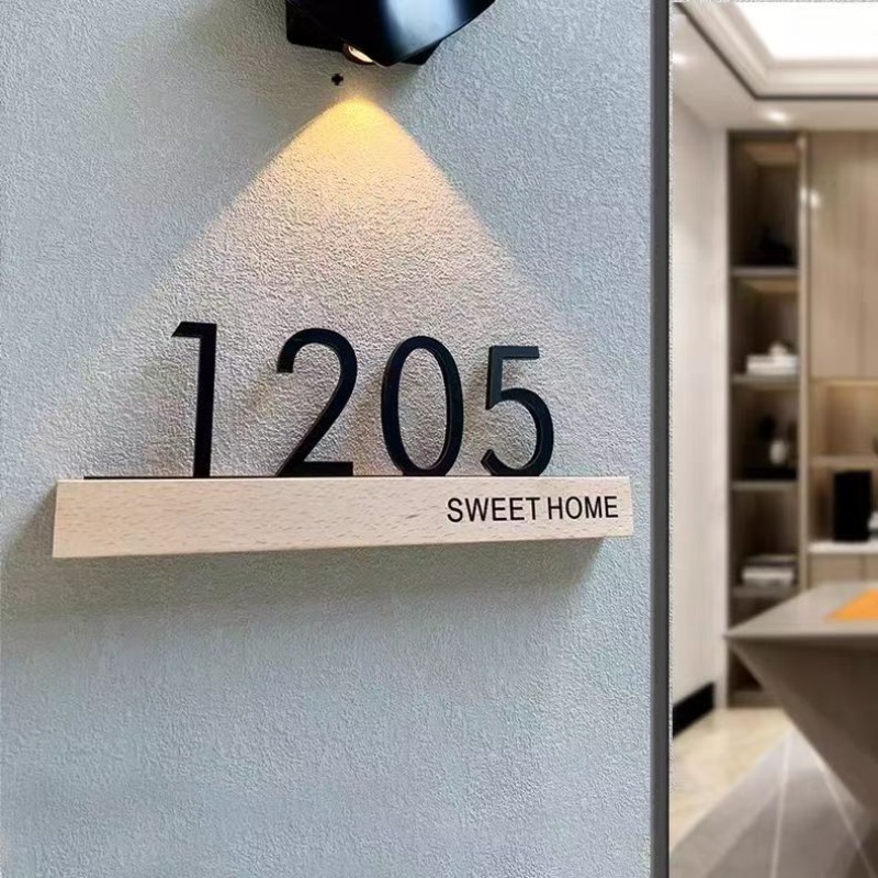 Acryl deurplaat winkelbord aan - Address Home Office recensie en prijs