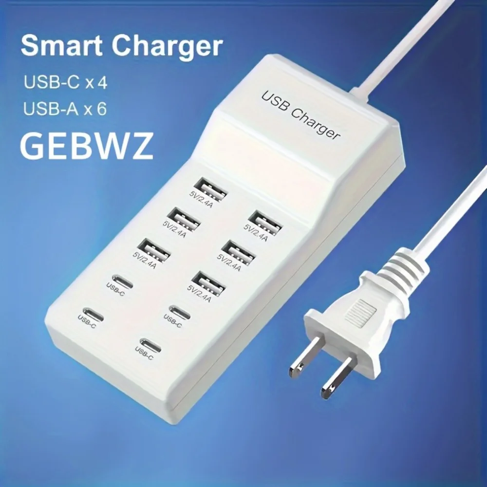 10-poorts USB-laadstation Smar - Home Office Uk recensie en prijs