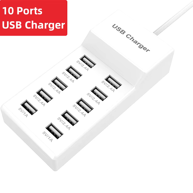 10-poorts USB-laadstation Smar - Home Office Uk recensie en prijs